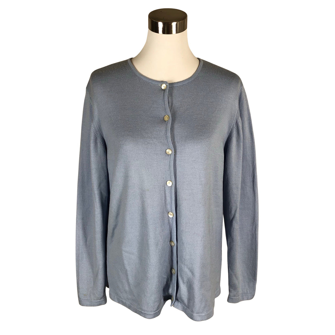 Unisex Woolmark - Cardigan, size 38 - Light blue (1)