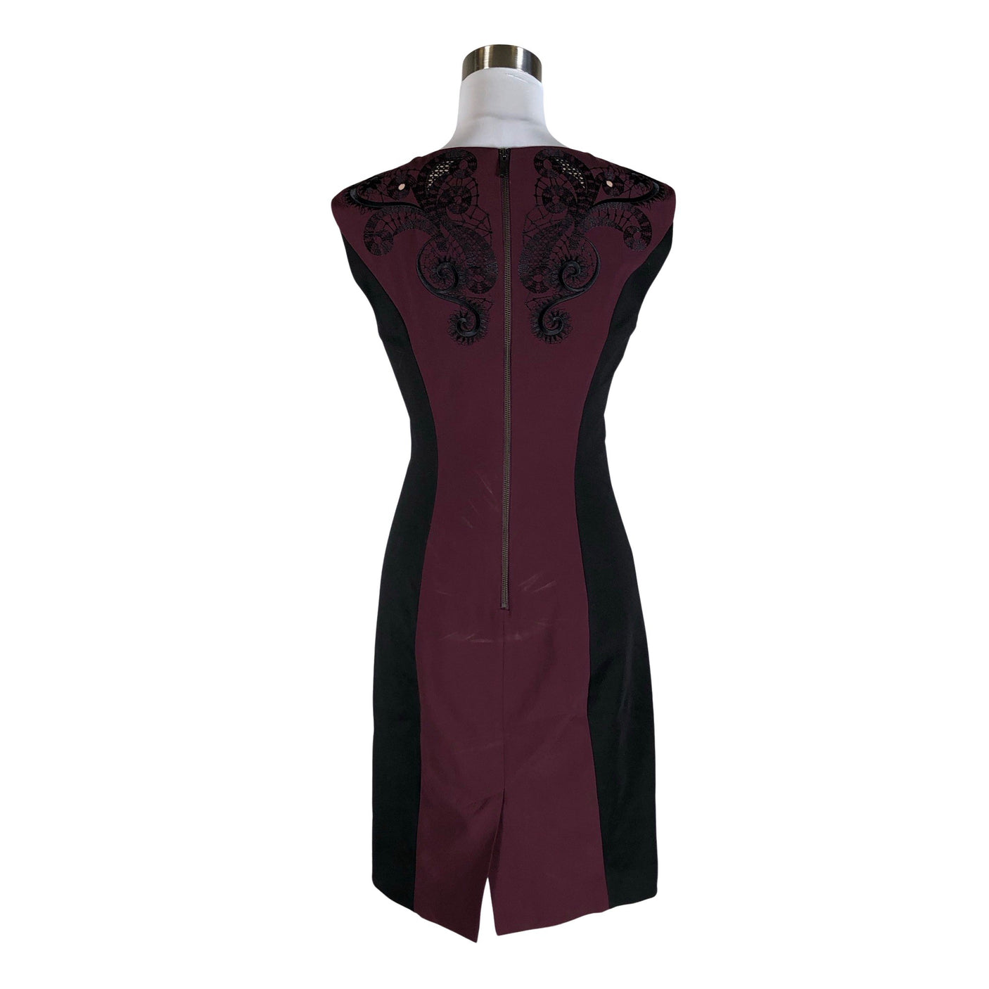 Unisex Karen Millen - Party dress, size 38 - Wine red (2)