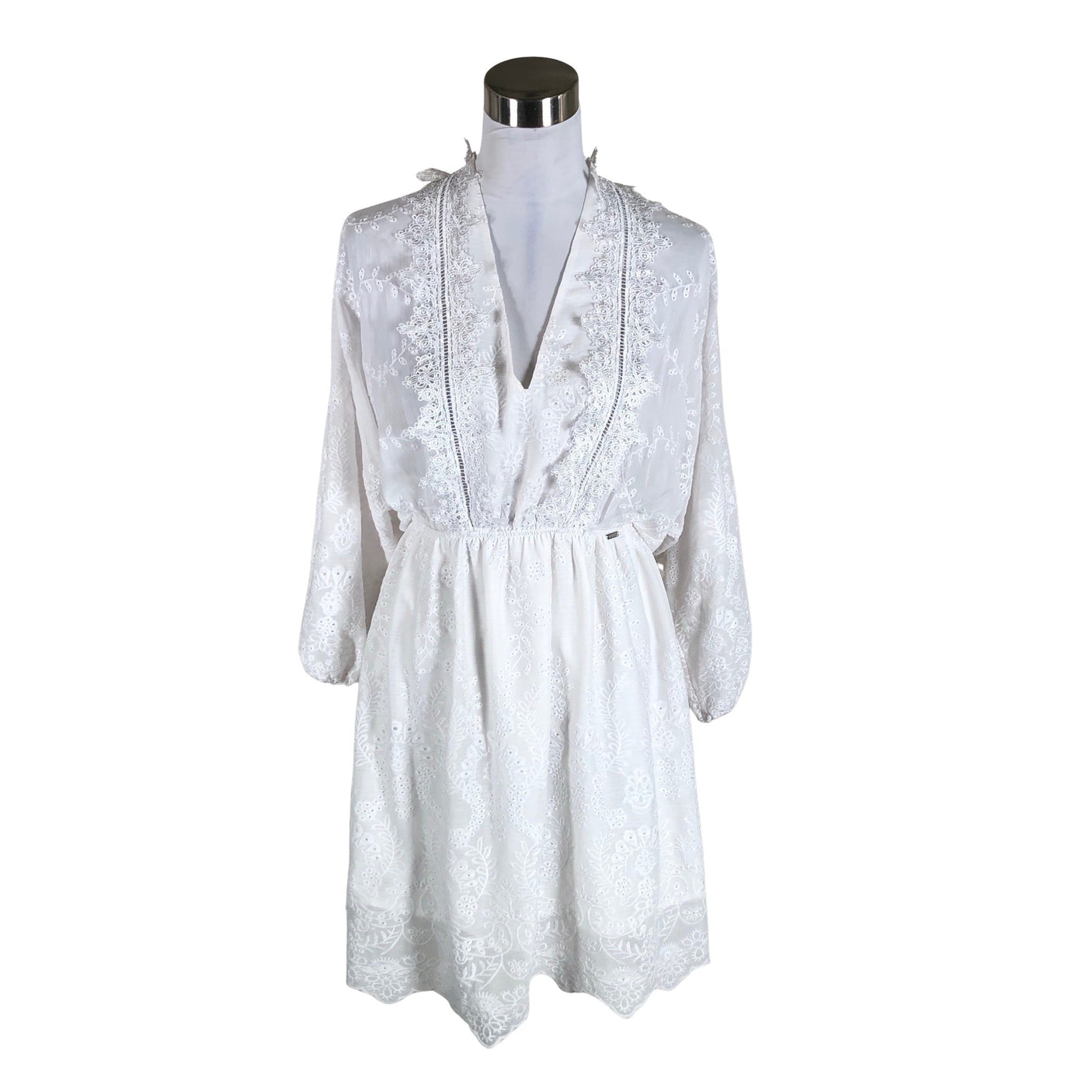 Unisex Guess - Schiffon dress, size 36 - White (1)