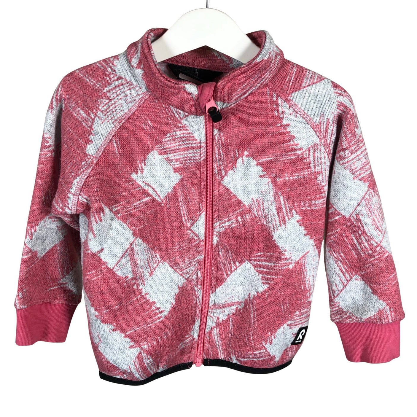 Unisex Reima - Fleece jacket, size 86 - 92 - Light pink (1)