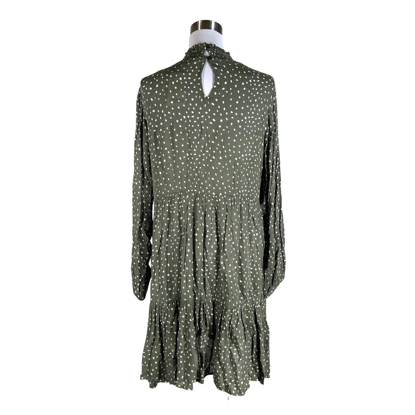 Unisex Kaffe - Schiffon dress, size 40 - Green (2)