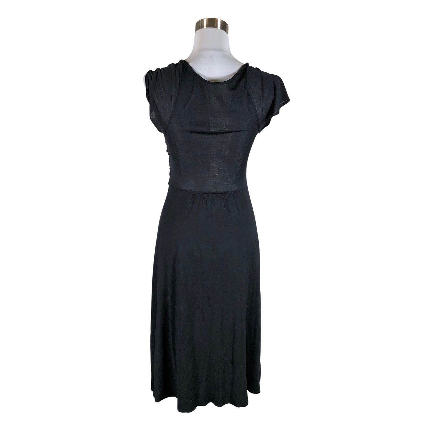 Unisex Massimo Dutti - Tricot dress, size 38 - Black (2)