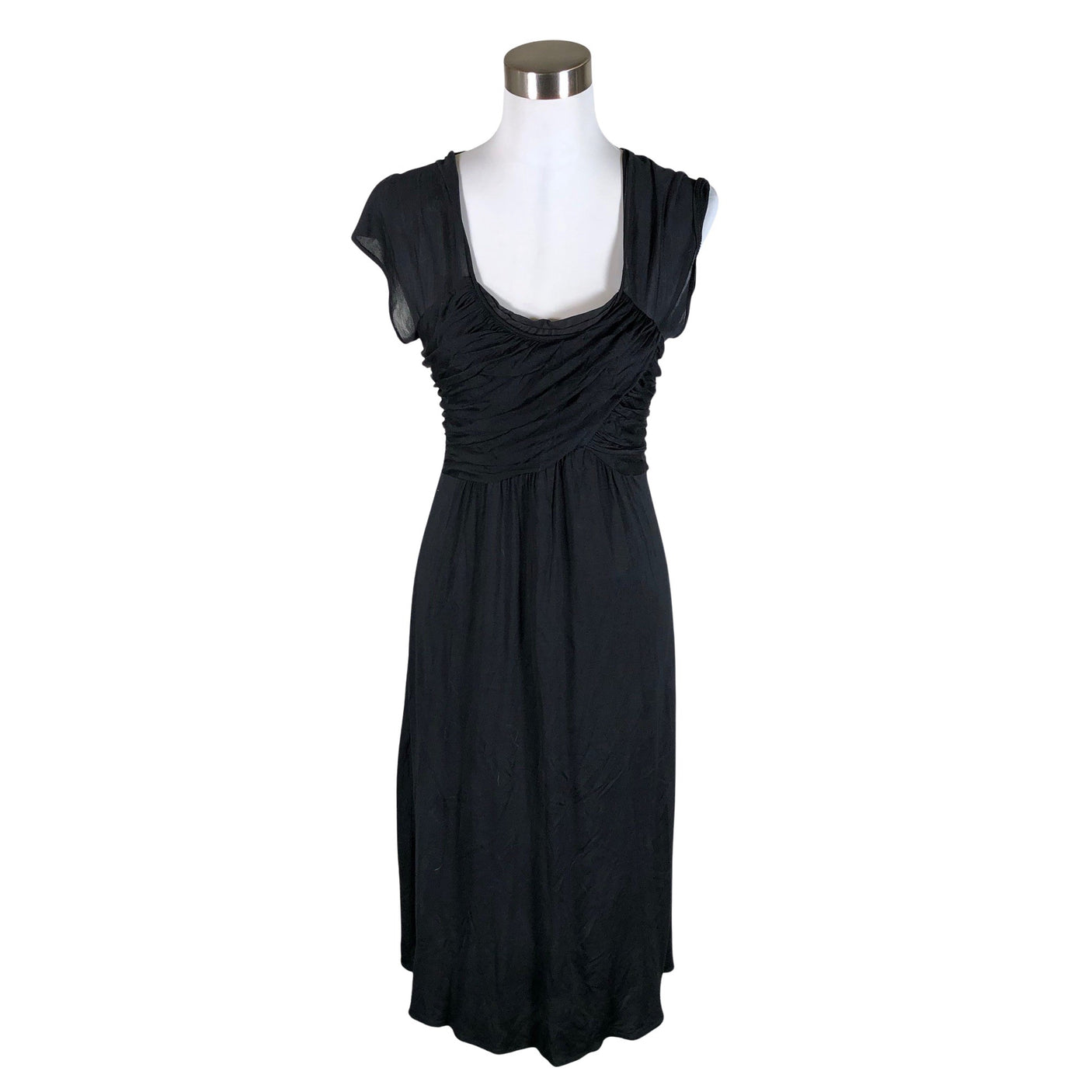 Unisex Massimo Dutti - Tricot dress, size 38 - Black (1)
