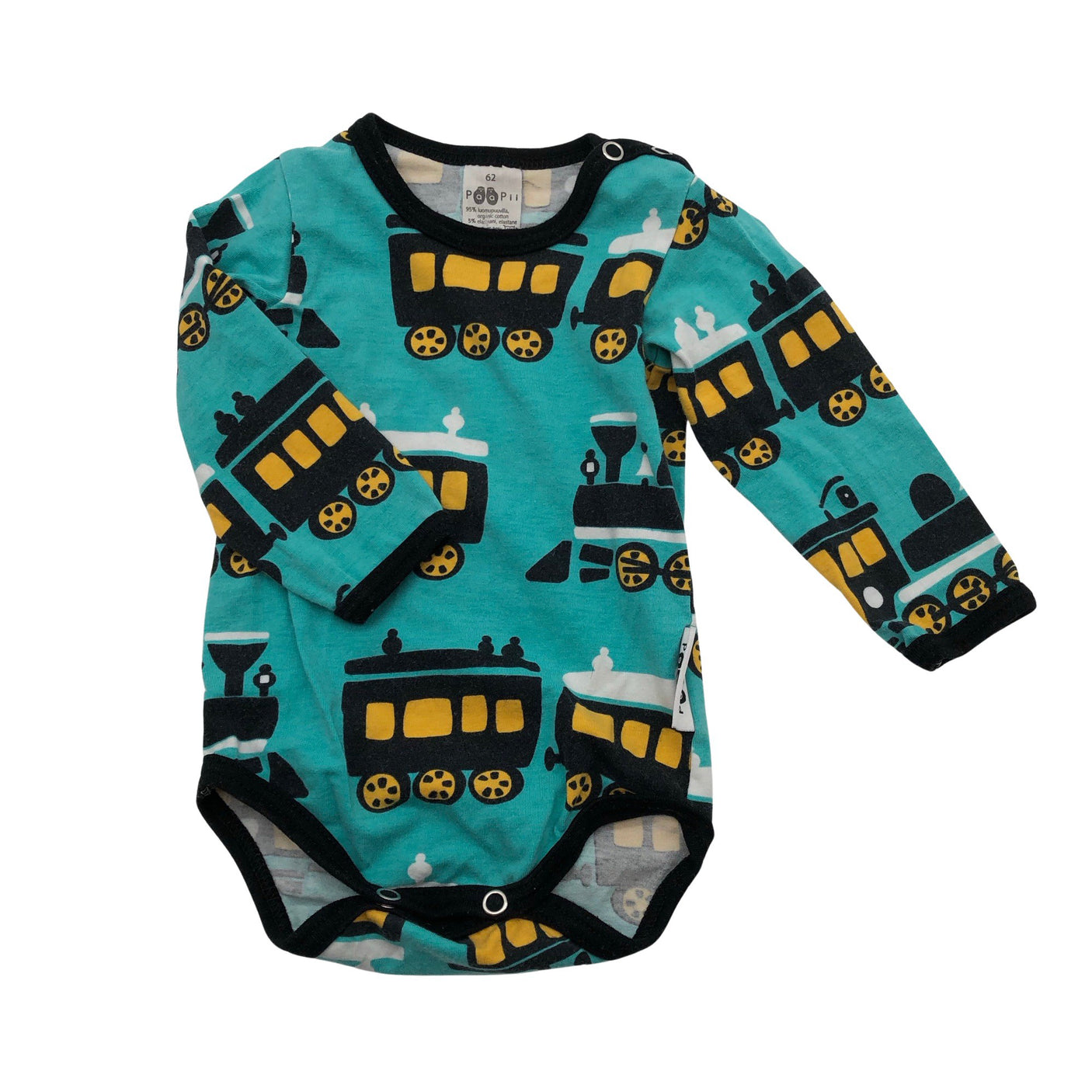 Unisex PaaPii - Body, size 56 - 62 - Green (1)