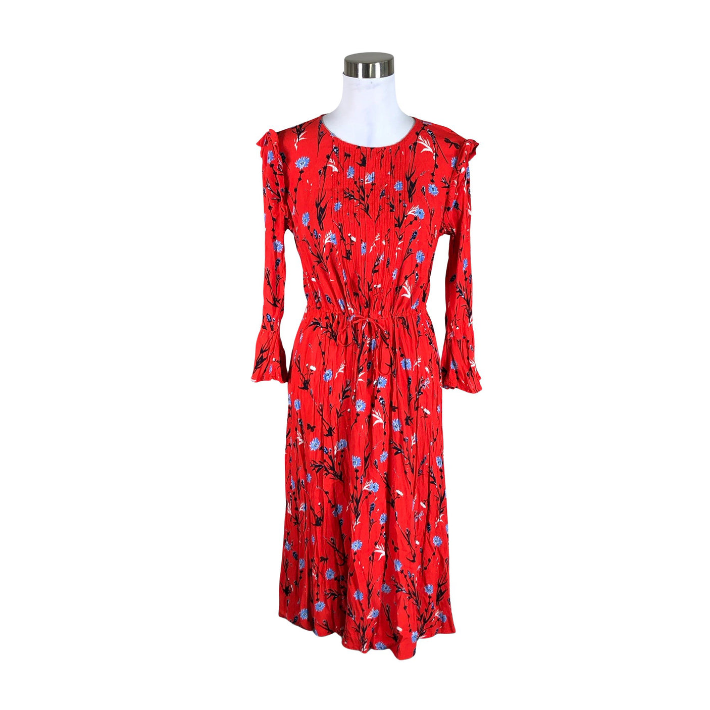 Unisex Tom Tailor - Schiffon dress, size 40 - Red (1)
