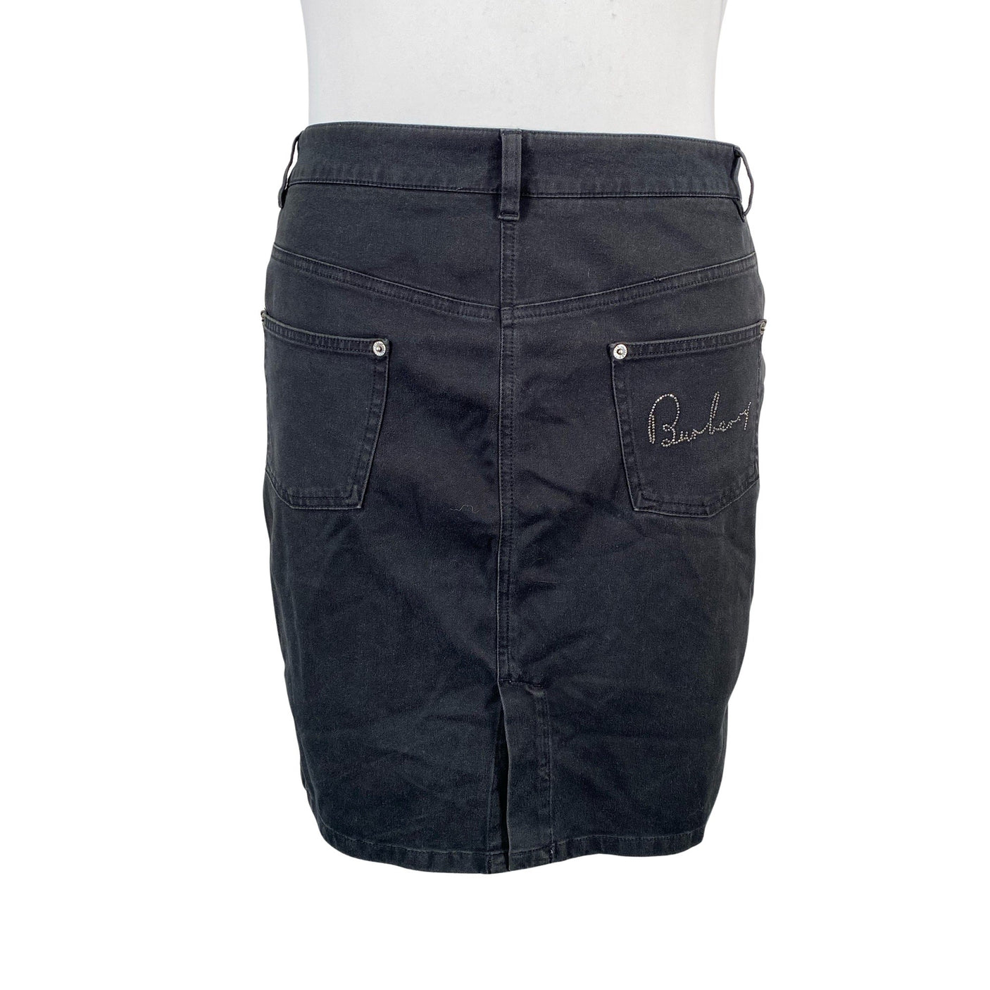 Unisex Burberry - Denim skirt, size 42 - Black (2)