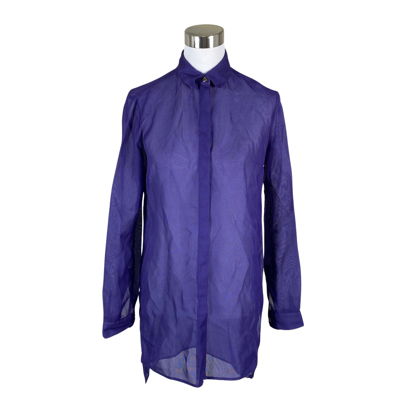 Unisex Versace Collection - Schiffon tunic, size 38 - Violet (1)