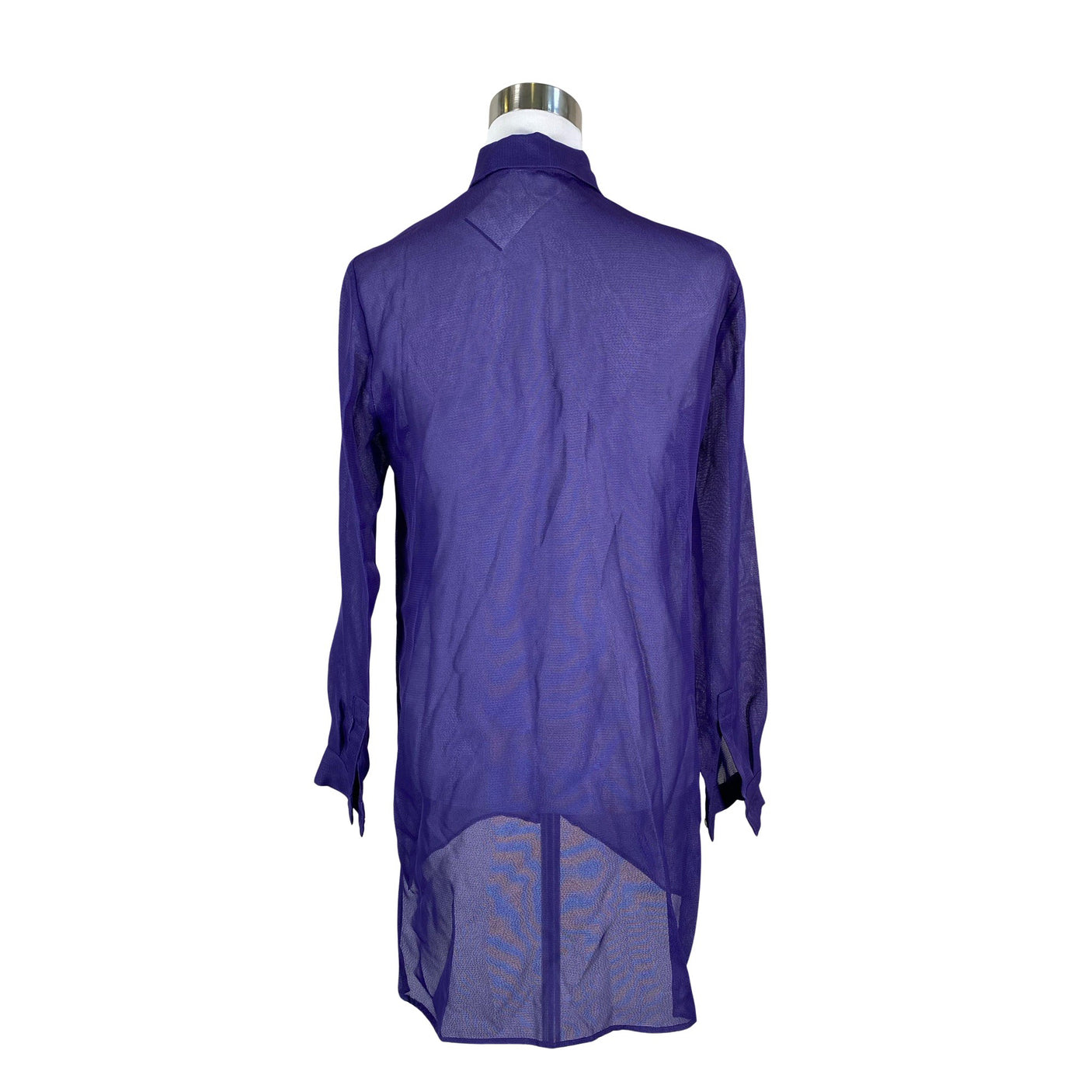 Unisex Versace Collection - Schiffon tunic, size 38 - Violet (2)