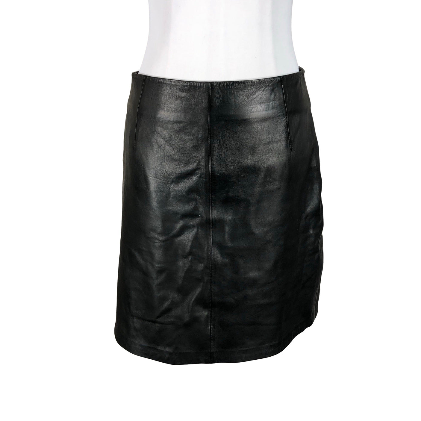 Unisex Cristelle&co - Leather skirt, size 38 - Black (1)