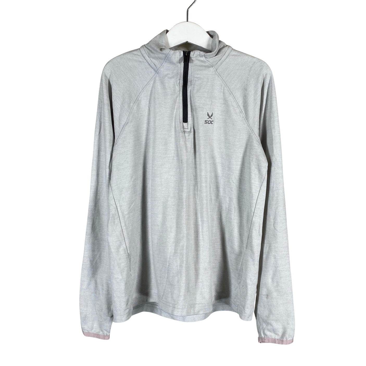 Unisex Soc - Sports shirt, long sleeve, size 134 - 140 - Gray (1)