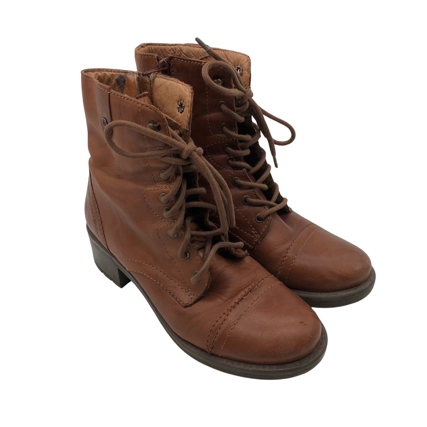 Unisex Andiamo - Army boots, size 37 - Brown (2)