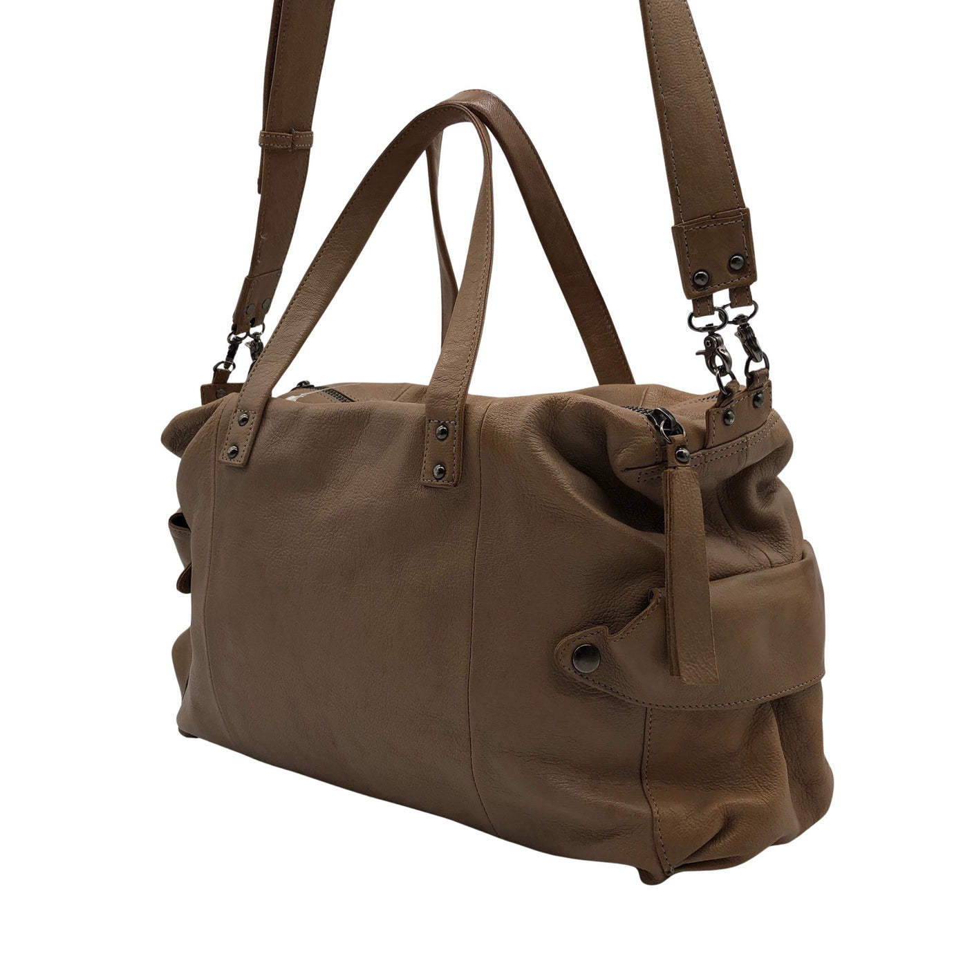 Unisex Lumi - Handbag, size Midi - Brown (2)