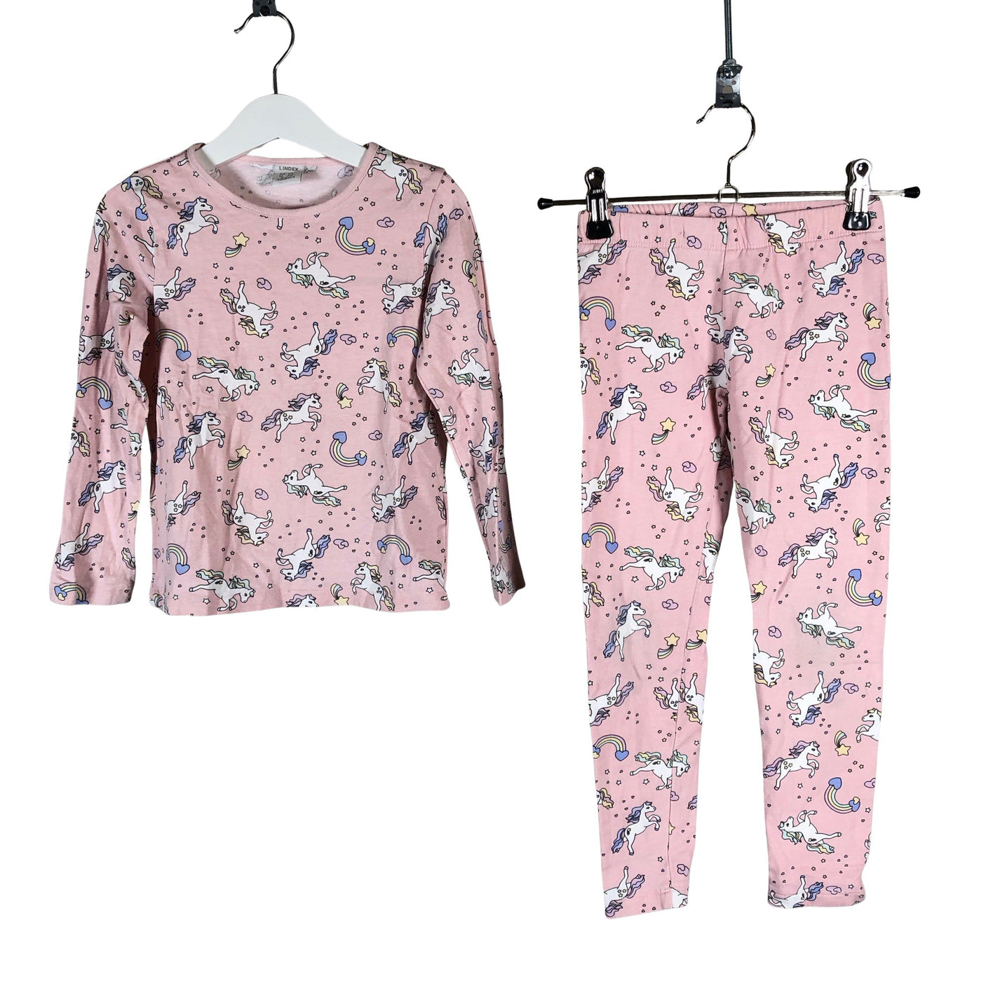Unisex Lindex - Tricot shirt, size 104 - 110 - Light pink (1)