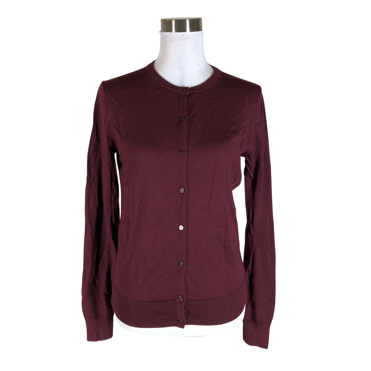 Unisex Muji - Cardigan, size 38 - Wine red (1)