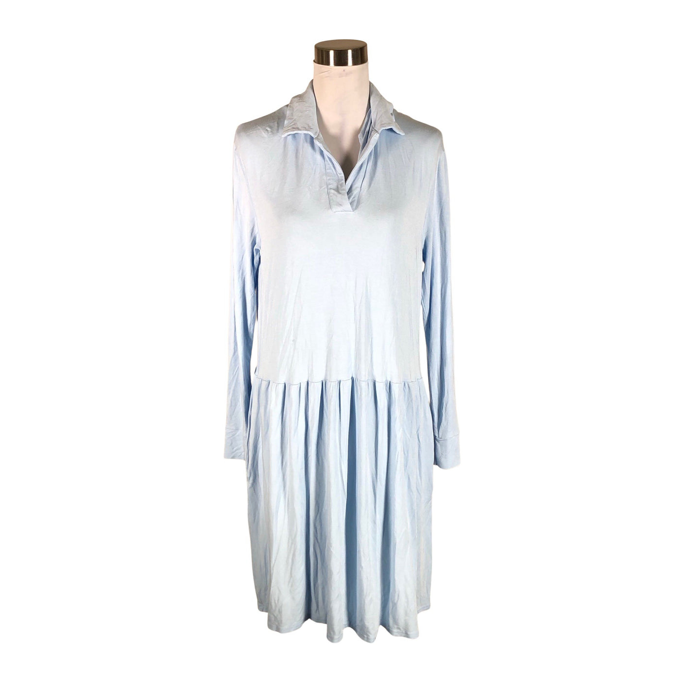 Unisex by basics - Tricot dress, size 38 - Light blue (1)