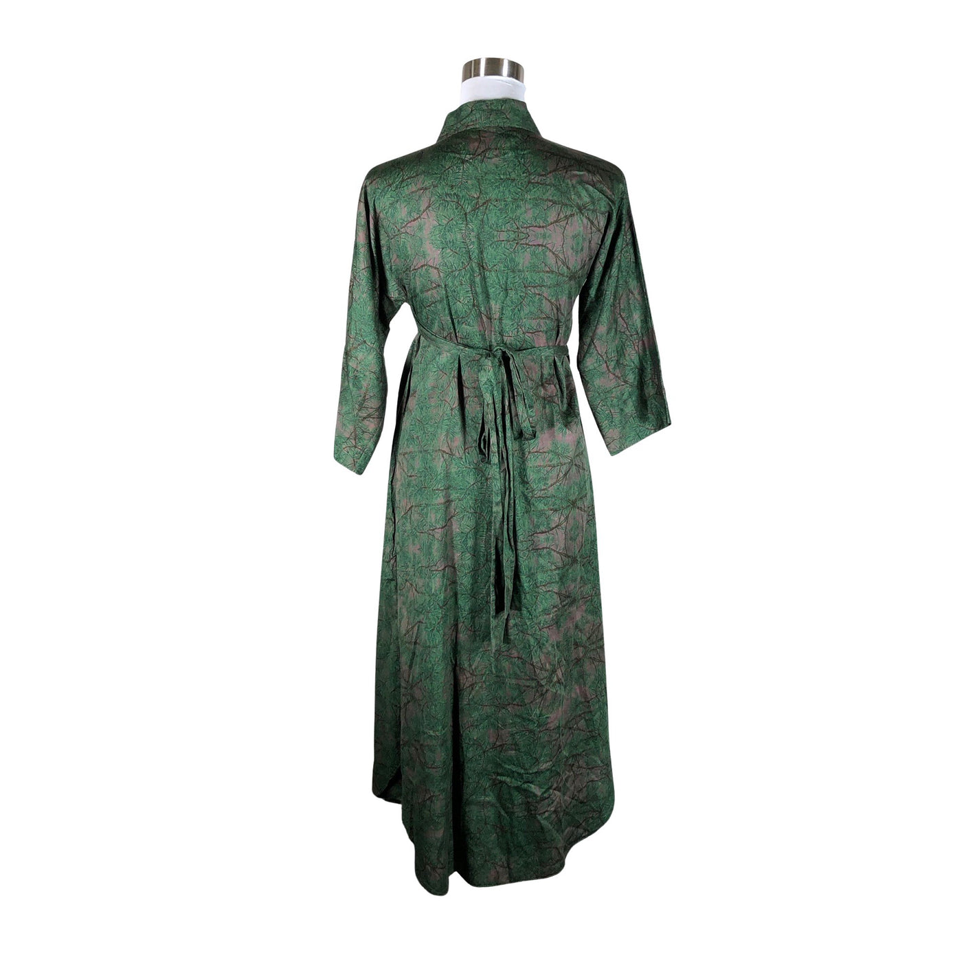 Unisex MUKA VA - Schiffon dress, size 38 - Green (2)