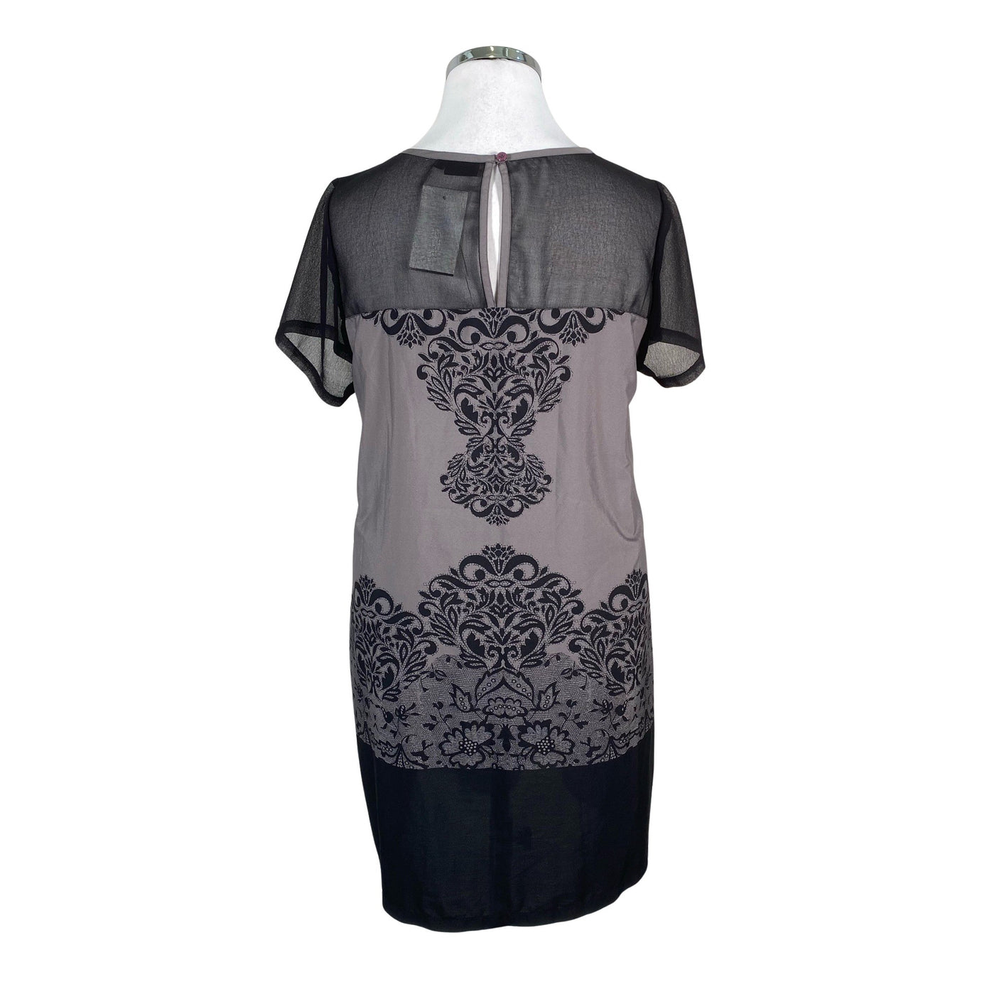 Unisex Isolde - Schiffon dress, size 42 - Gray (2)