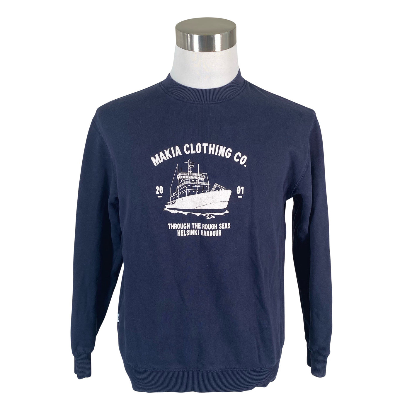 Unisex Makia - Sweatshirt, size S - Blue (1)