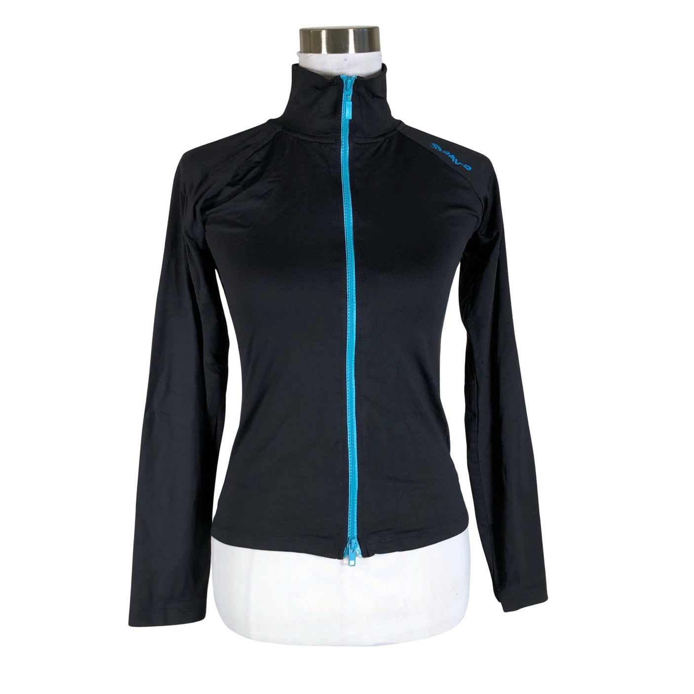 Unisex David - Sports shirt, long sleeve, size 34 - Black (1)