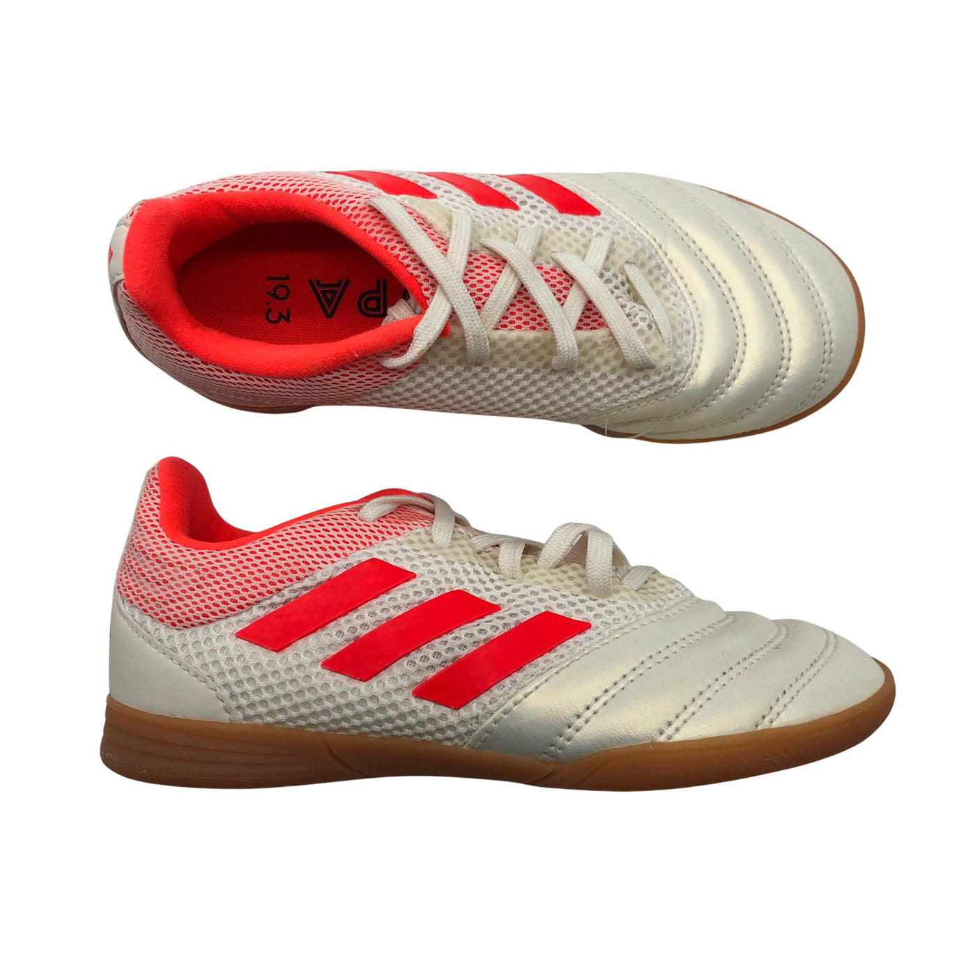 Unisex Adidas - Indoor sports shoes, size 31 - Natural white (1)