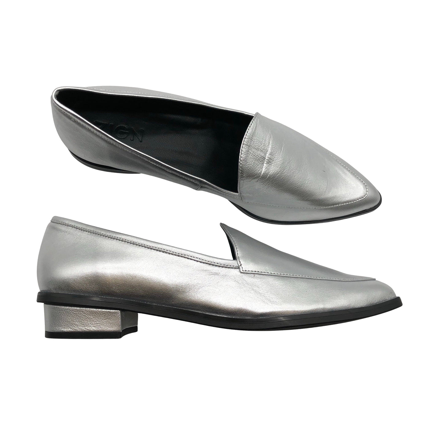 Unisex Zign - Loafers, size 41 - Silver (1)