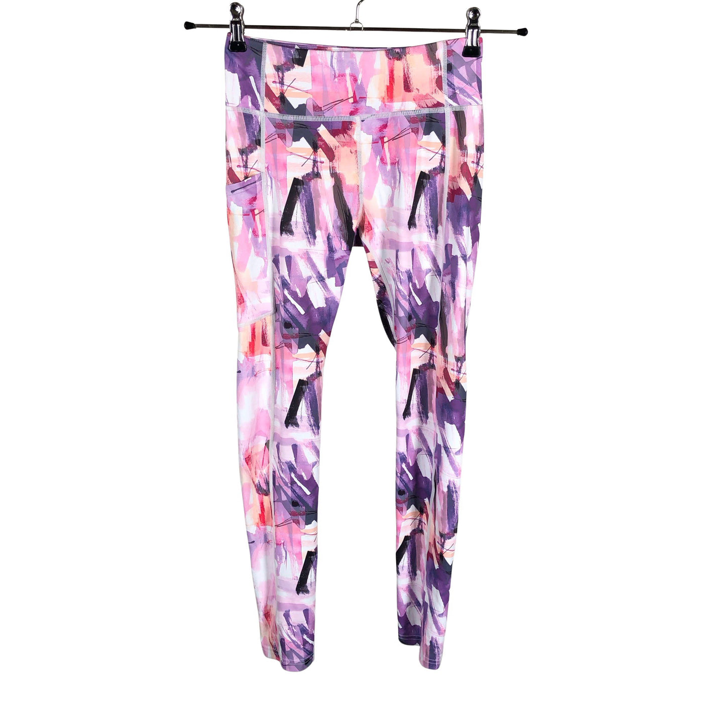 Unisex Soc - Sports tights, size 158 - 164 - Violet (1)
