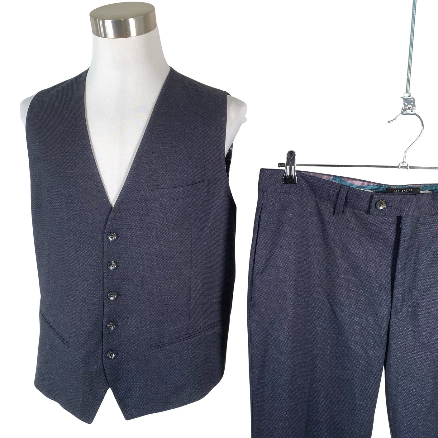 Unisex Ted Baker - Suit, size L - Blue (3)