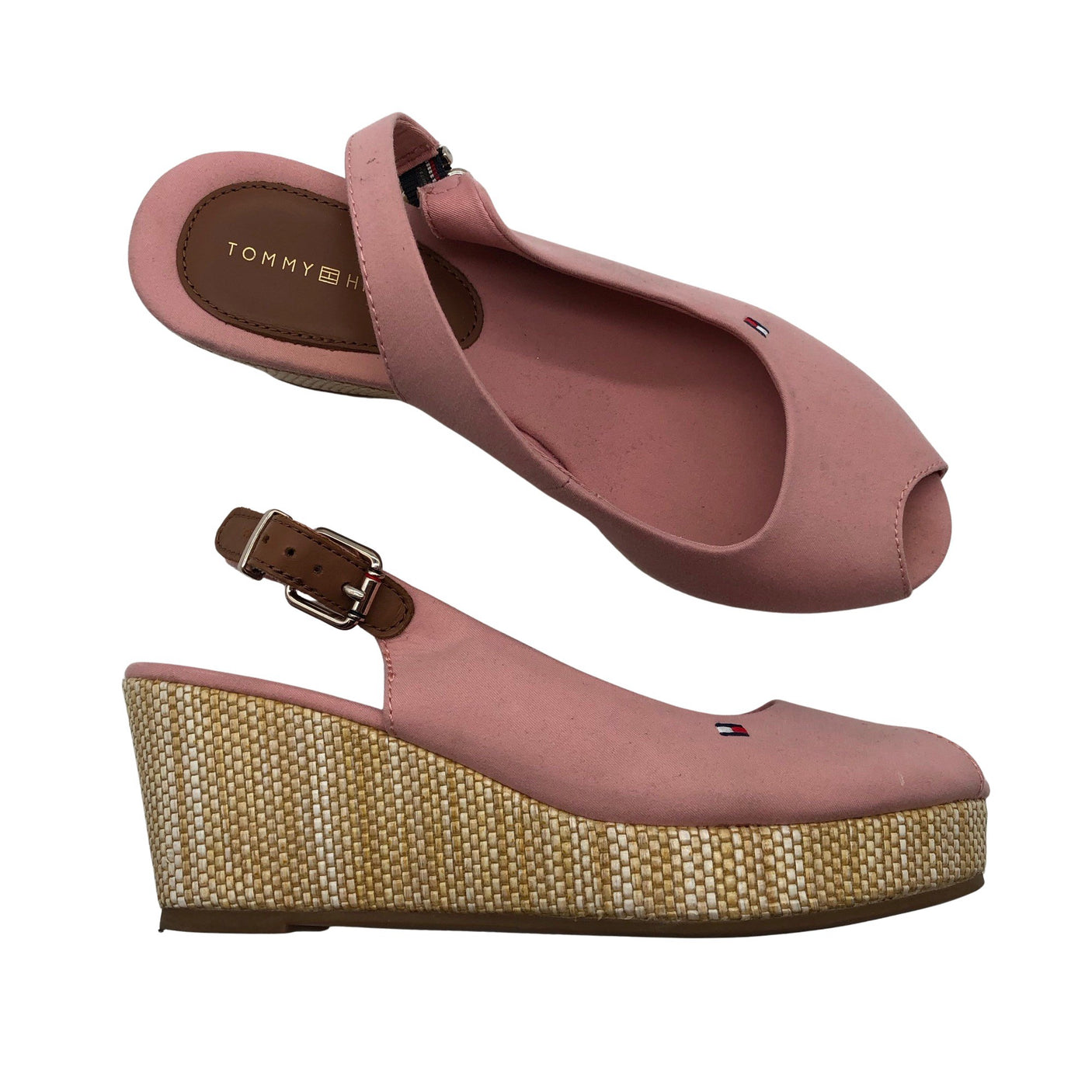 Unisex Tommy Hilfiger - Wedge sandals, size 36 - Light pink (1)