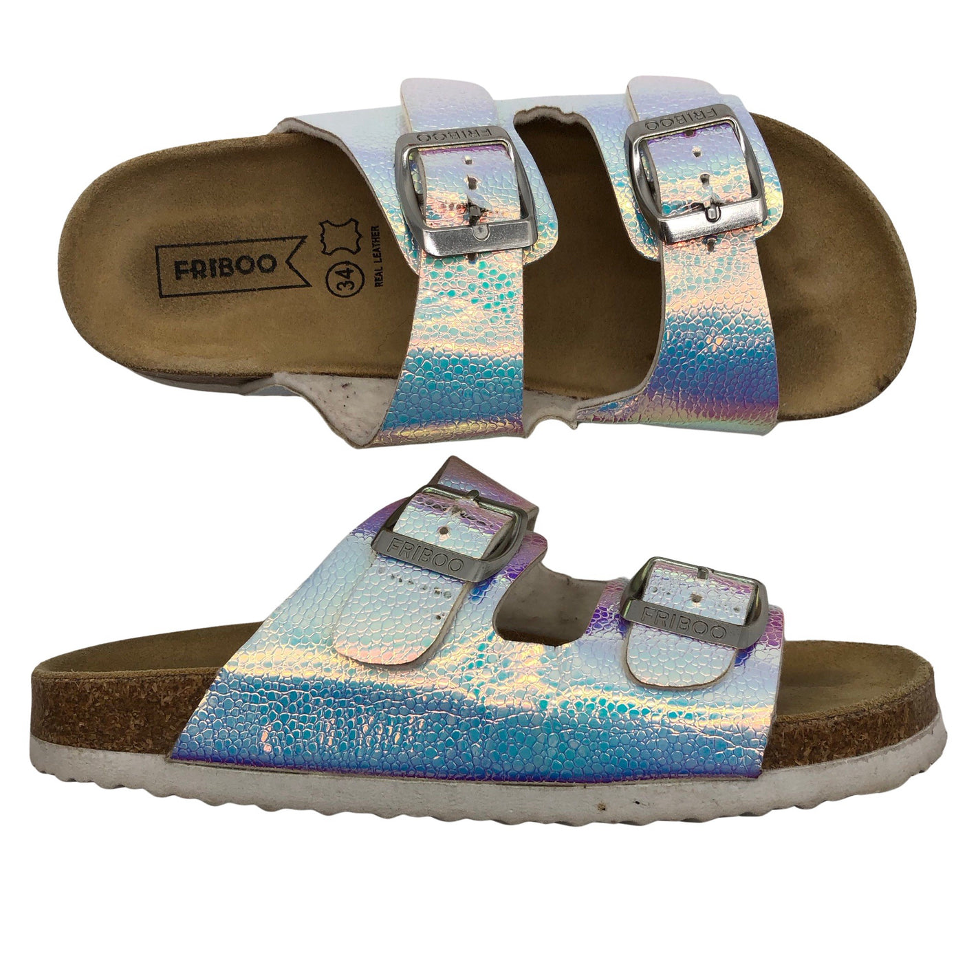 Unisex Friboo - Sandals, size 34 - Violet (1)