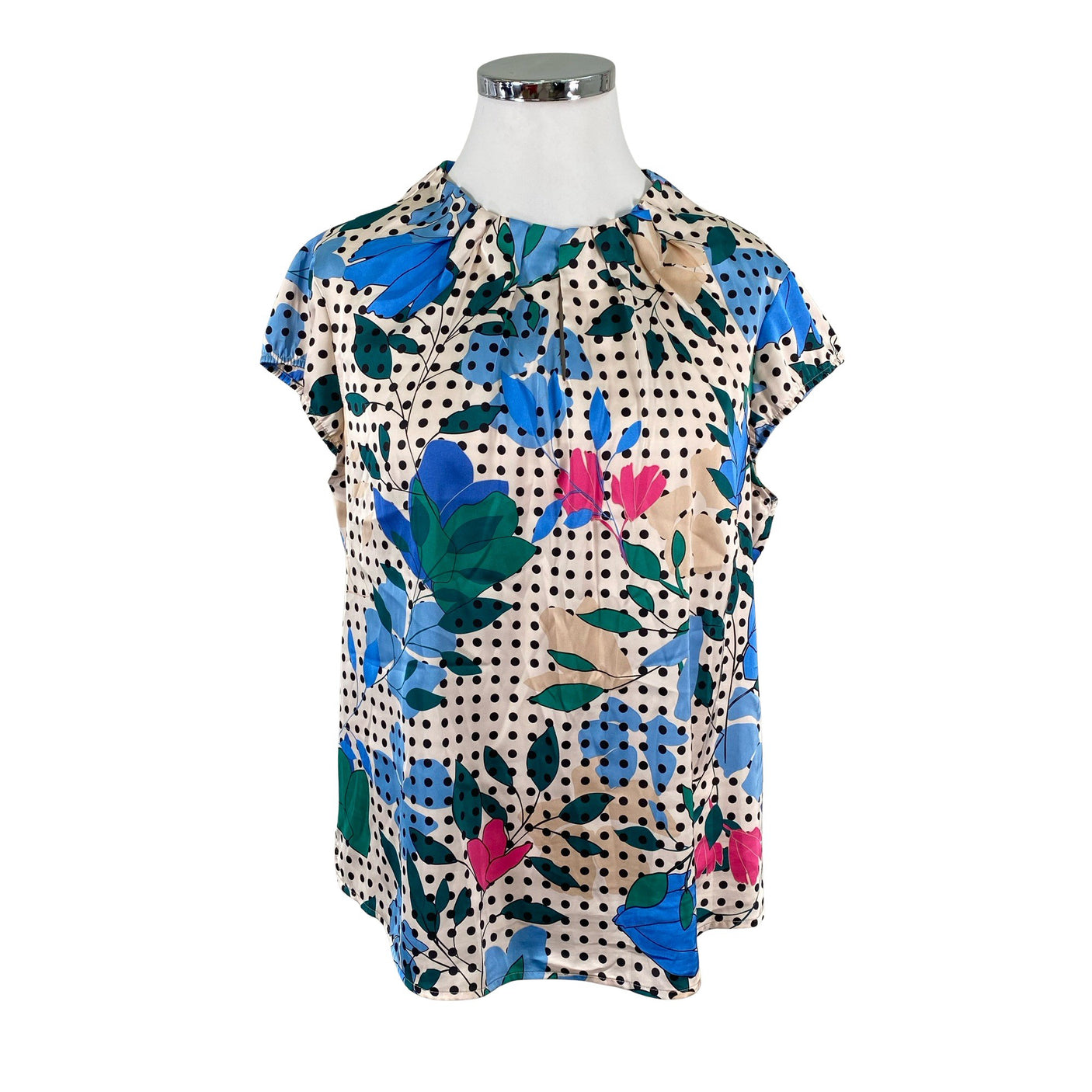 Unisex Comma - Short-sleeved blouse, size 46 - Light pink (1)