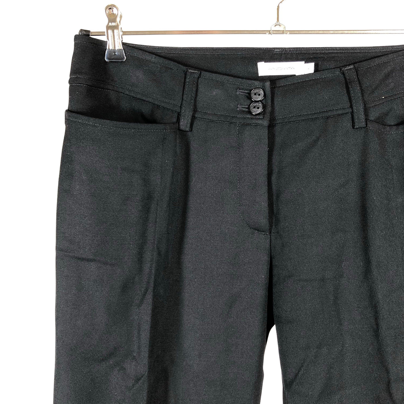 Unisex Andiata - Straight leg trousers, size 40 - Black (3)