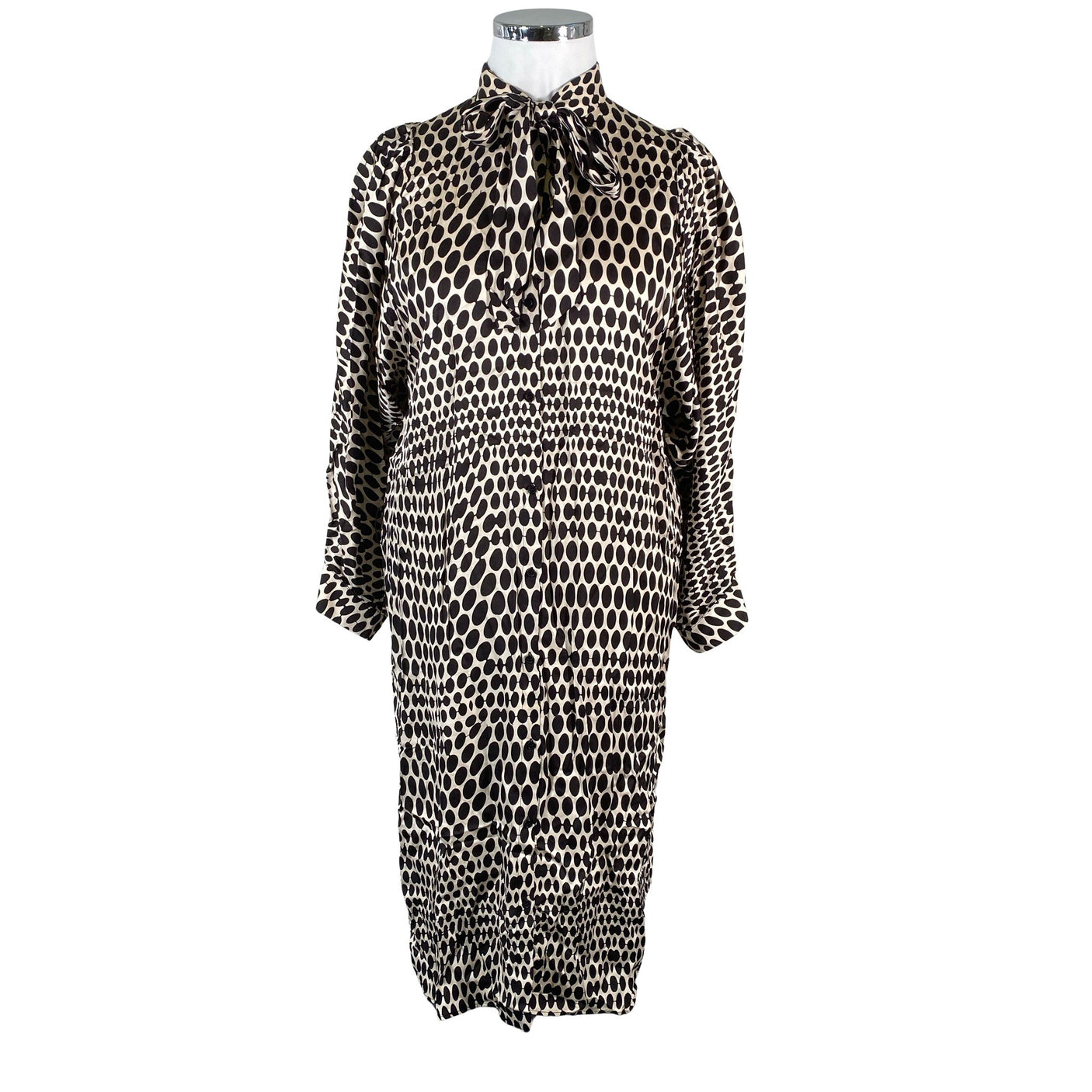 Unisex Tara Jarmon - Schiffon dress, size 42 - Black (1)