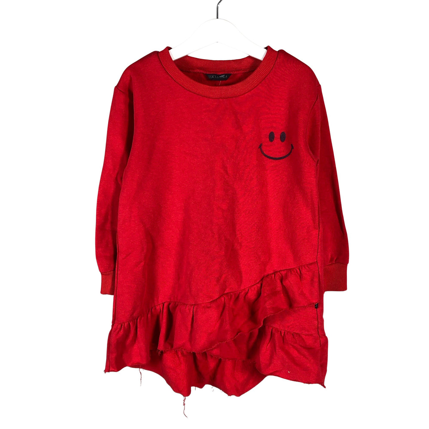 Unisex Luca & Lola - Sweatshirt dress, size 110 - 116 - Red (1)