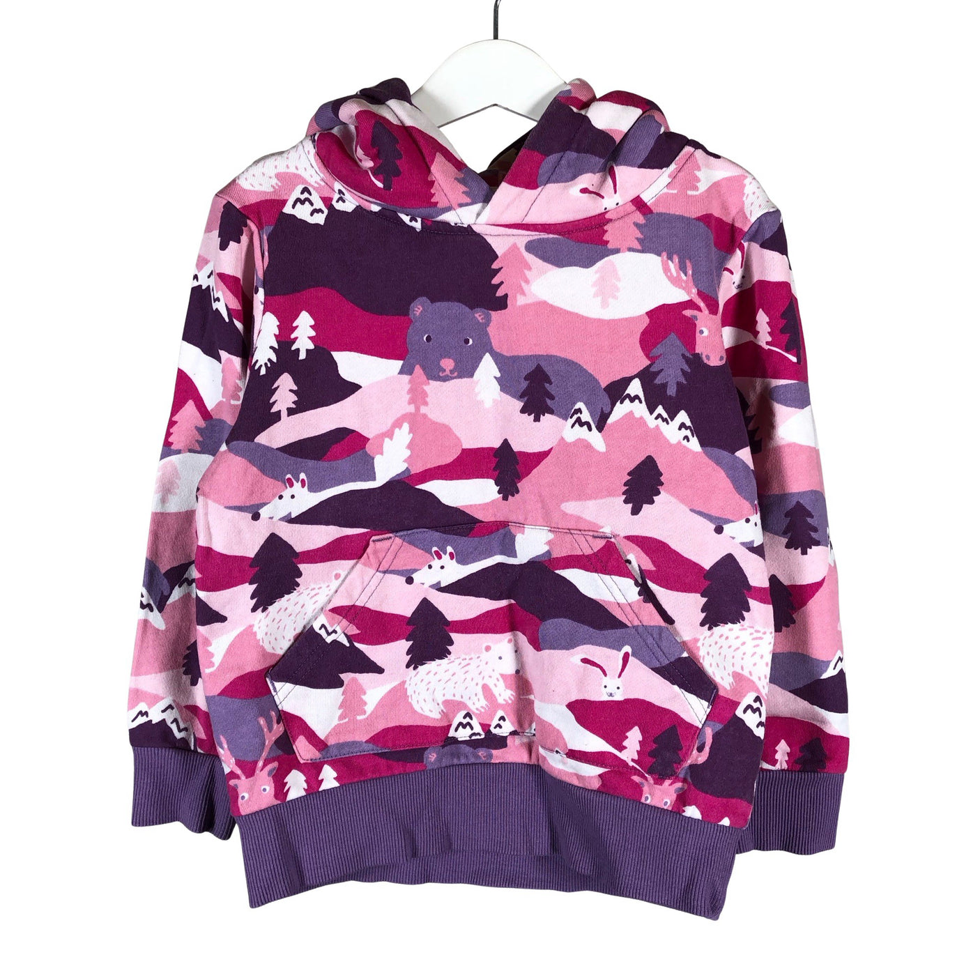 Unisex Bogi - Hoodie, size 116 - 122 - Violet (1)