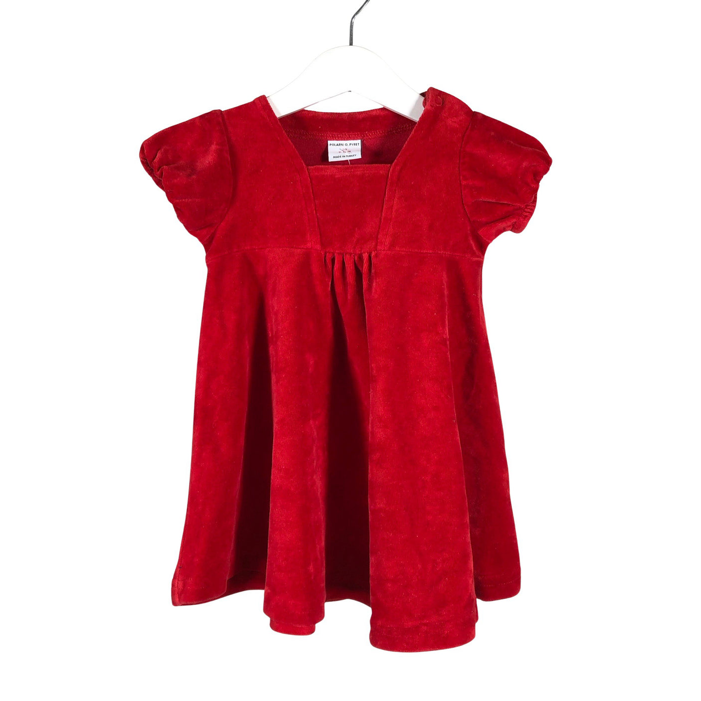 Unisex Polarn O. Pyret - Sweatshirt dress, size 74 - 80 - Red (1)