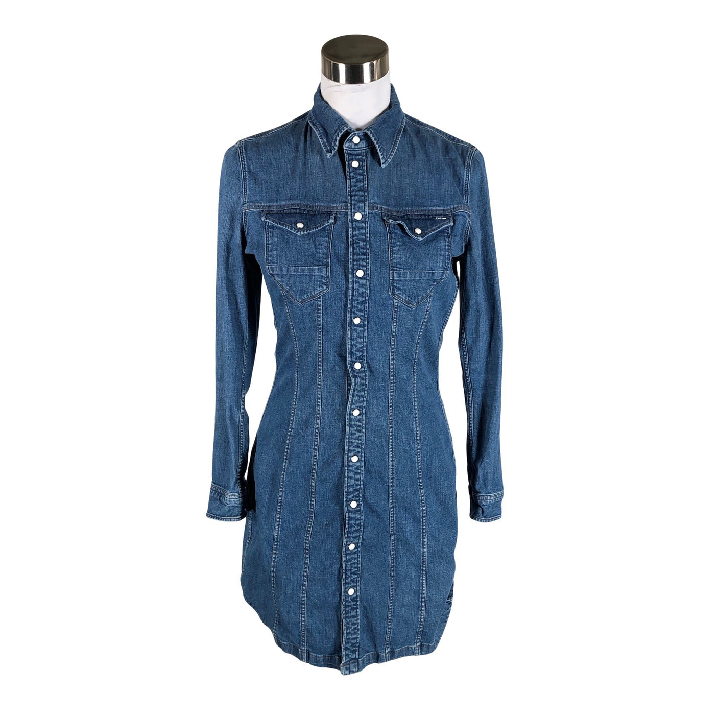 Unisex G-star - Denim dress, size 38 - Orange (1)