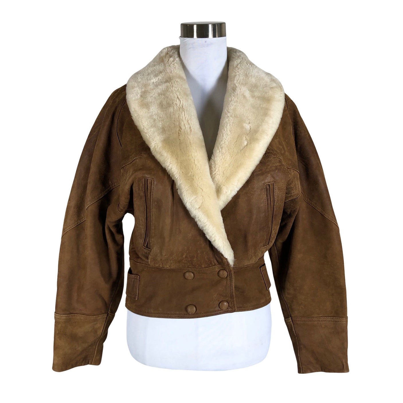 Unisex Big Ben - Leather jacket, size 36 - Brown (1)