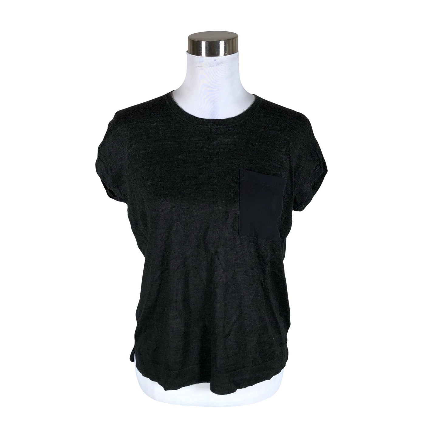 Unisex Tommy Hilfiger - Short-sleeved blouse, size 36 - Black (1)