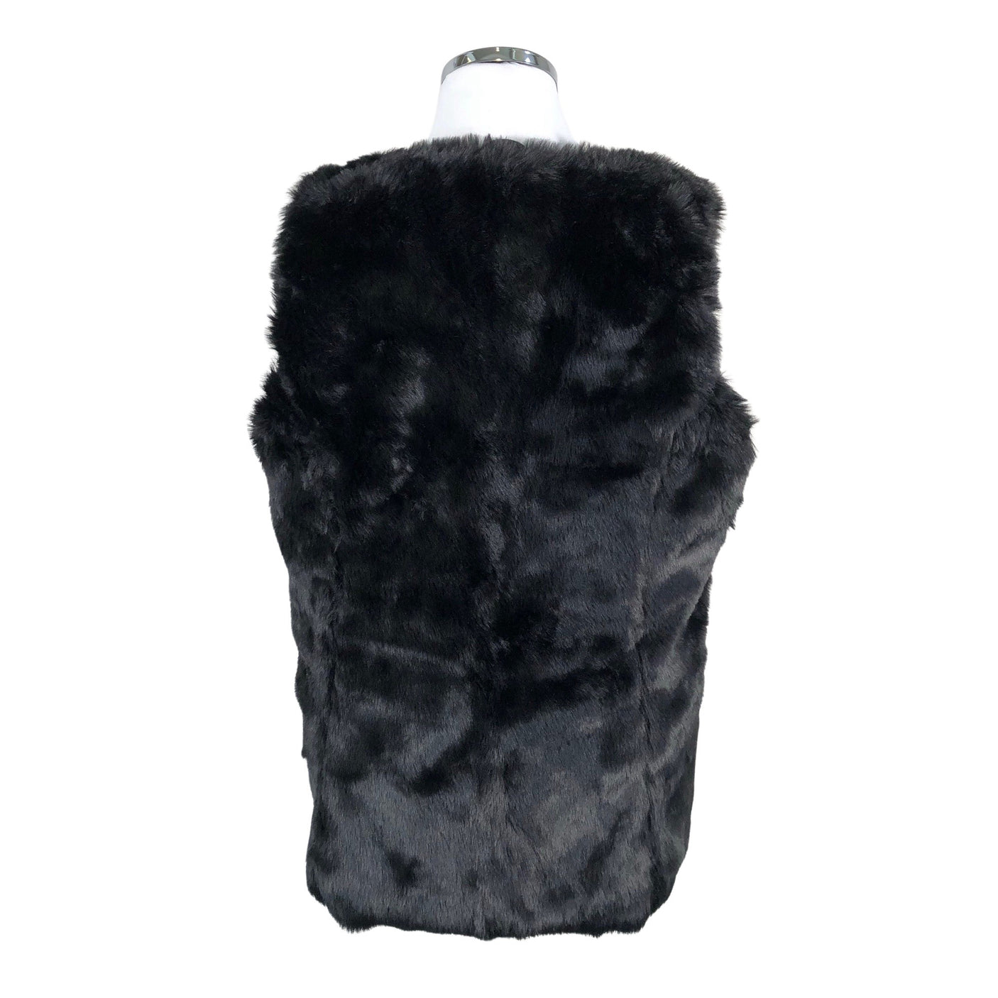 Unisex Luhta - Faux fur vest, size 44 - Black (2)