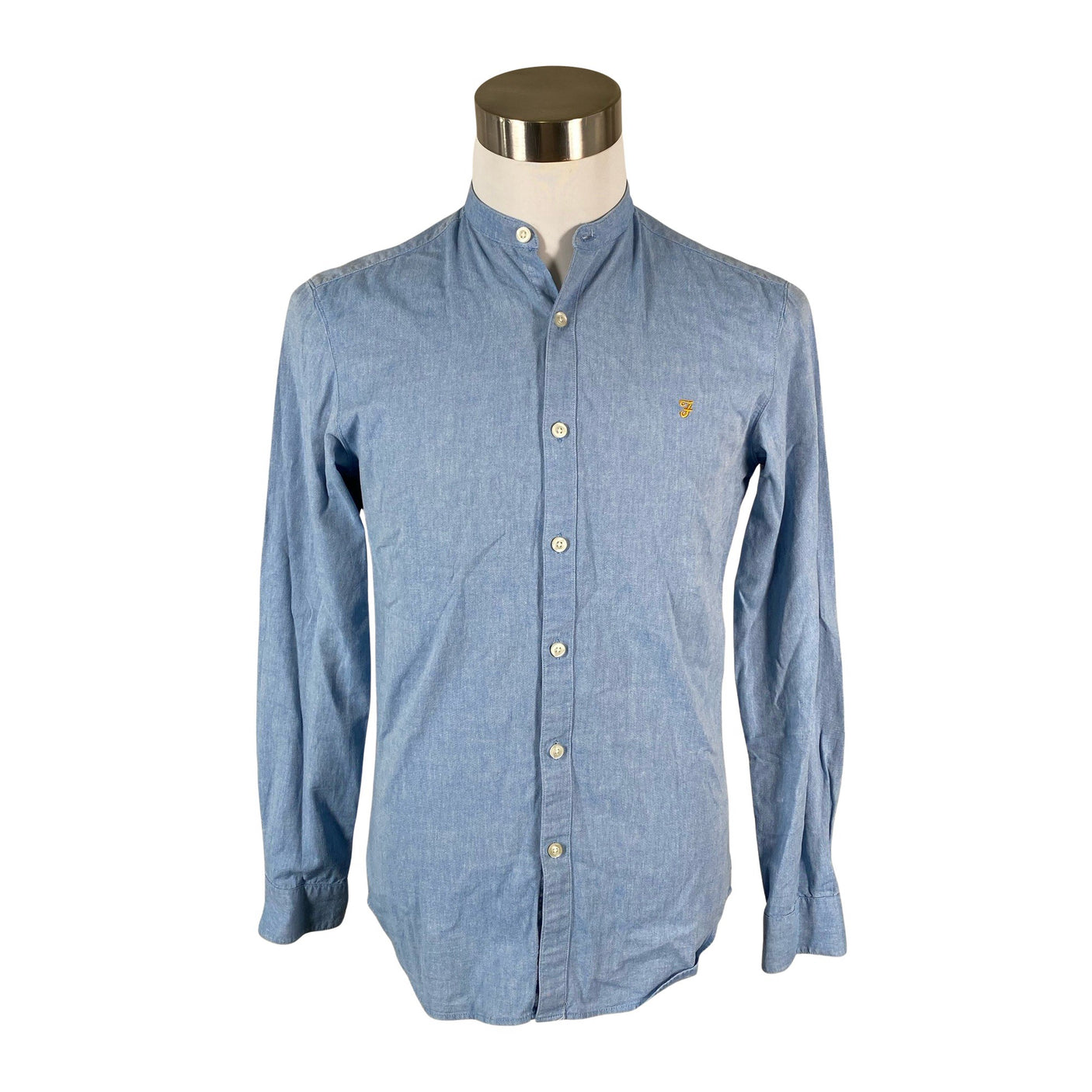 Unisex Farah - Collared shirt, size S - Light blue (1)