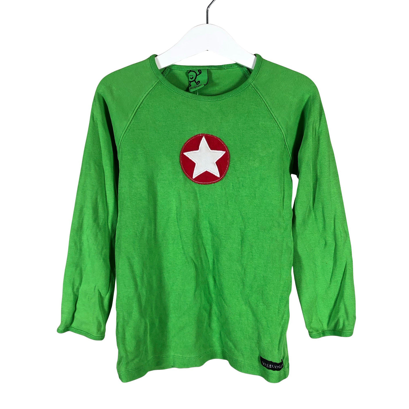 Unisex Villervalla - Tricot shirt, size 110 - 116 - Green (1)