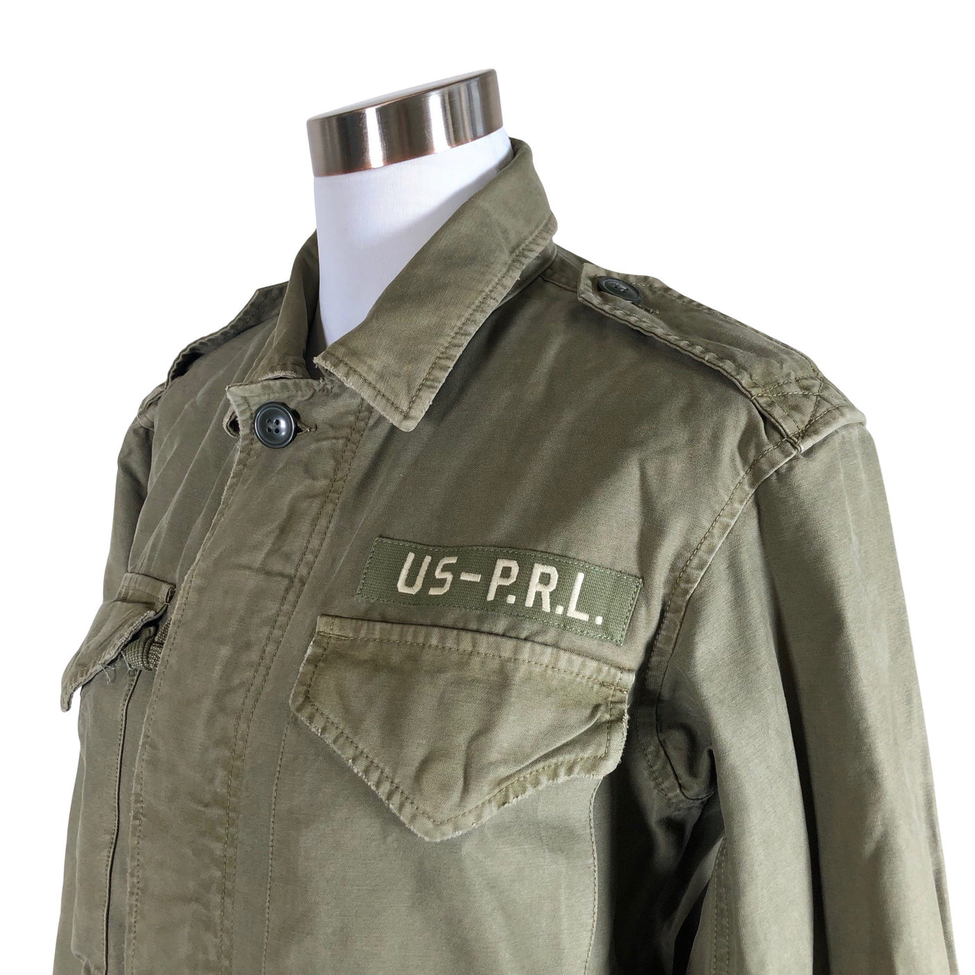 Unisex Polo Ralph Lauren - Outdoor jacket, size 34 - Green (3)