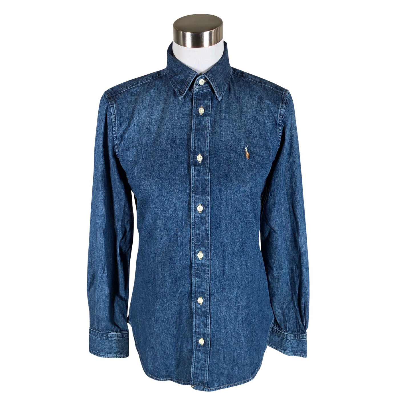 Unisex Polo Ralph Lauren - Denim shirt, size 34 - Blue (1)
