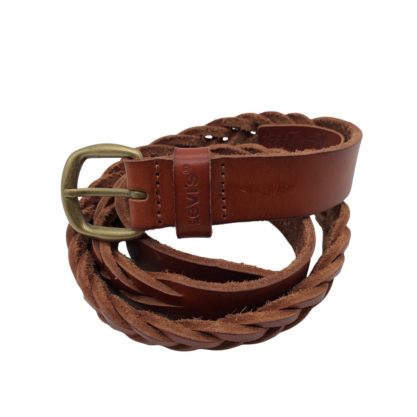 Unisex Levi's - Leather belt, size No size - Brown (1)