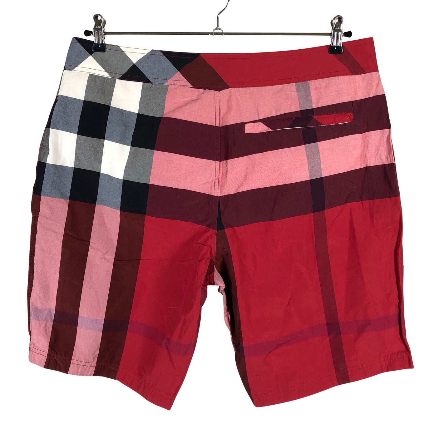 Unisex Burberry Brit - Swim trunks, size XL - Red (2)