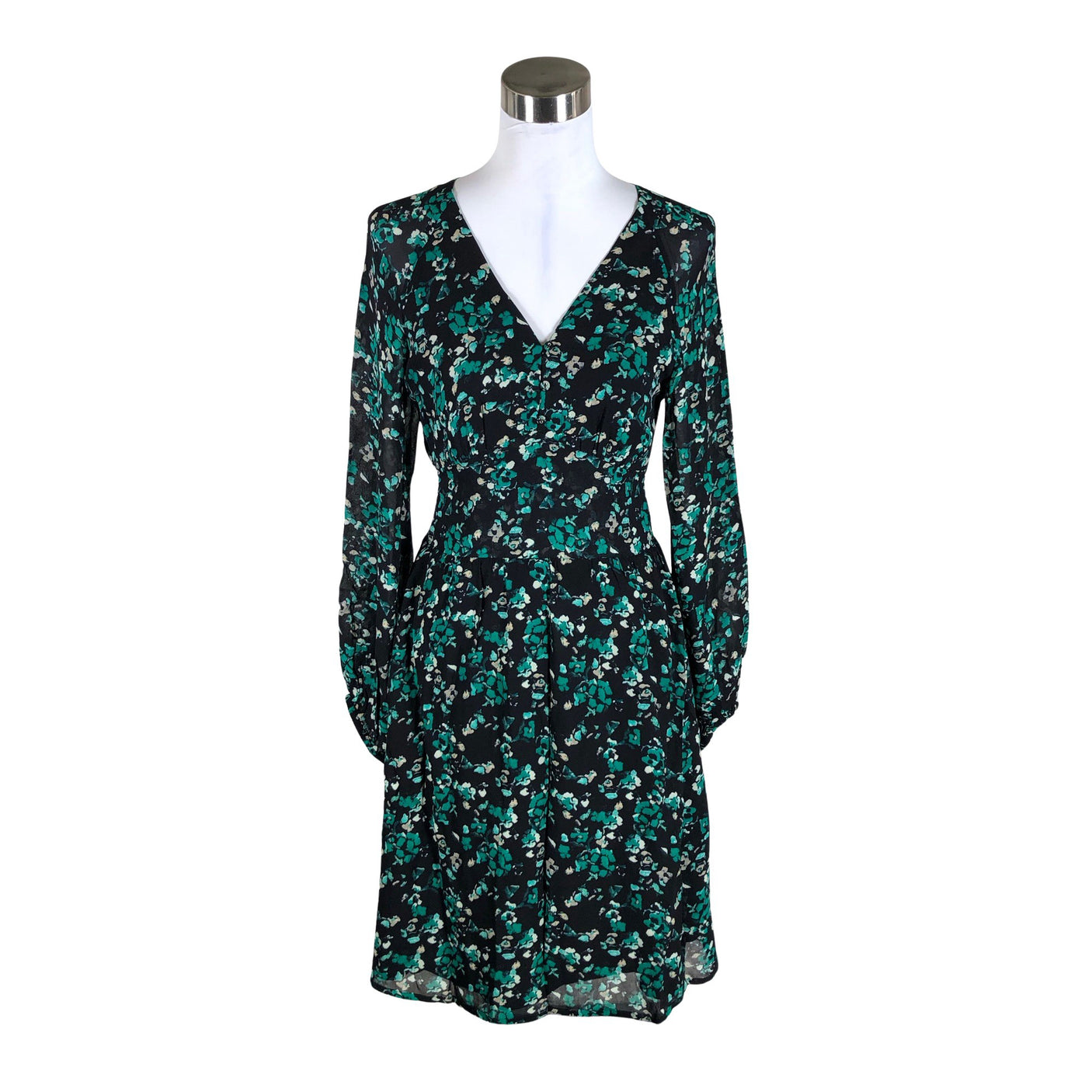 Unisex InWear - Schiffon dress, size 36 - Black (1)