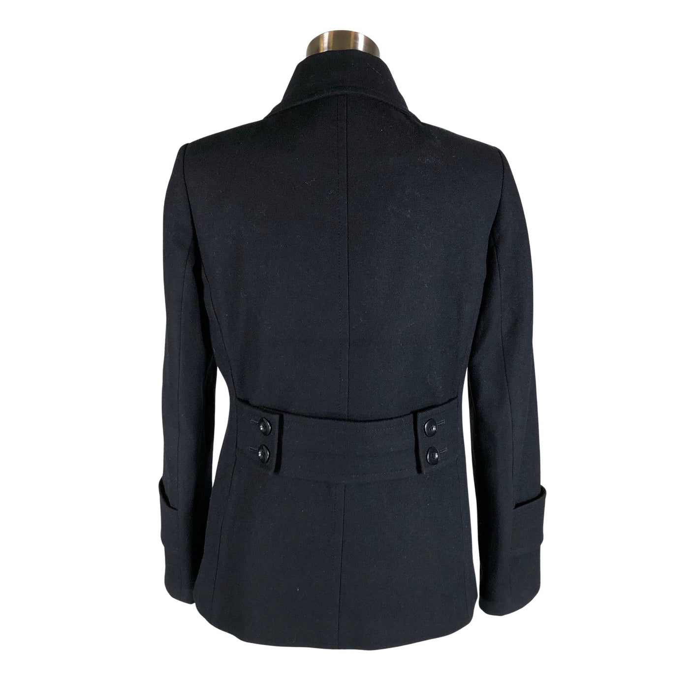 Unisex Your Face - Wool coat, size 36 - Black (2)