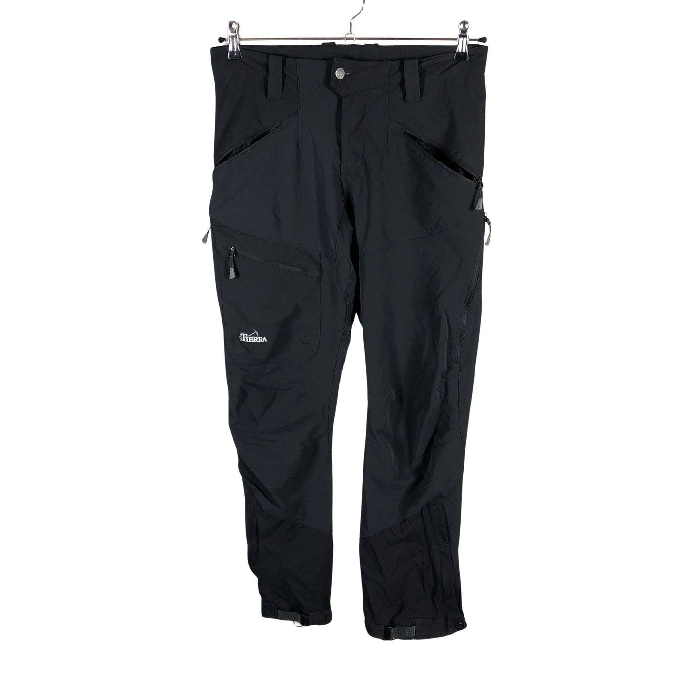 Unisex Terra - Outdoor pants, size 38 - Black (1)