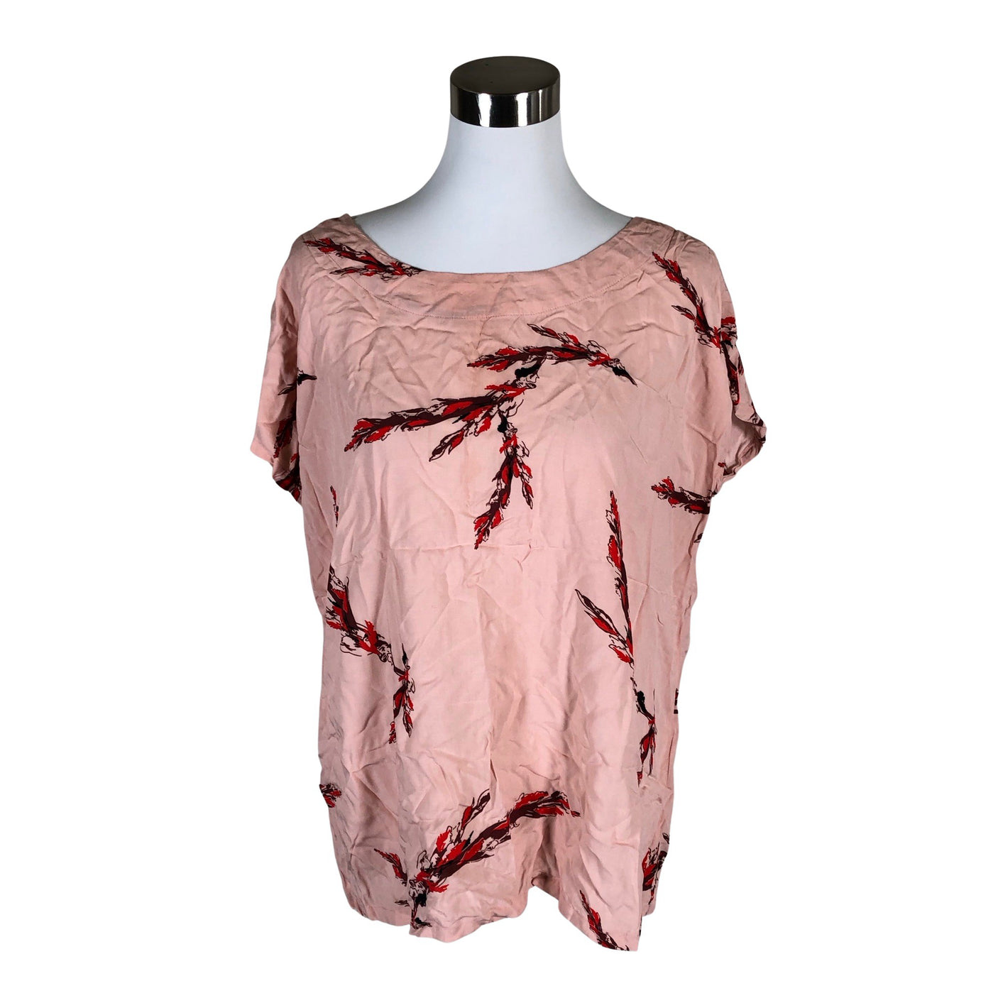 Unisex Rue de Femme - Short-sleeved blouse, size 40 - Light pink (1)