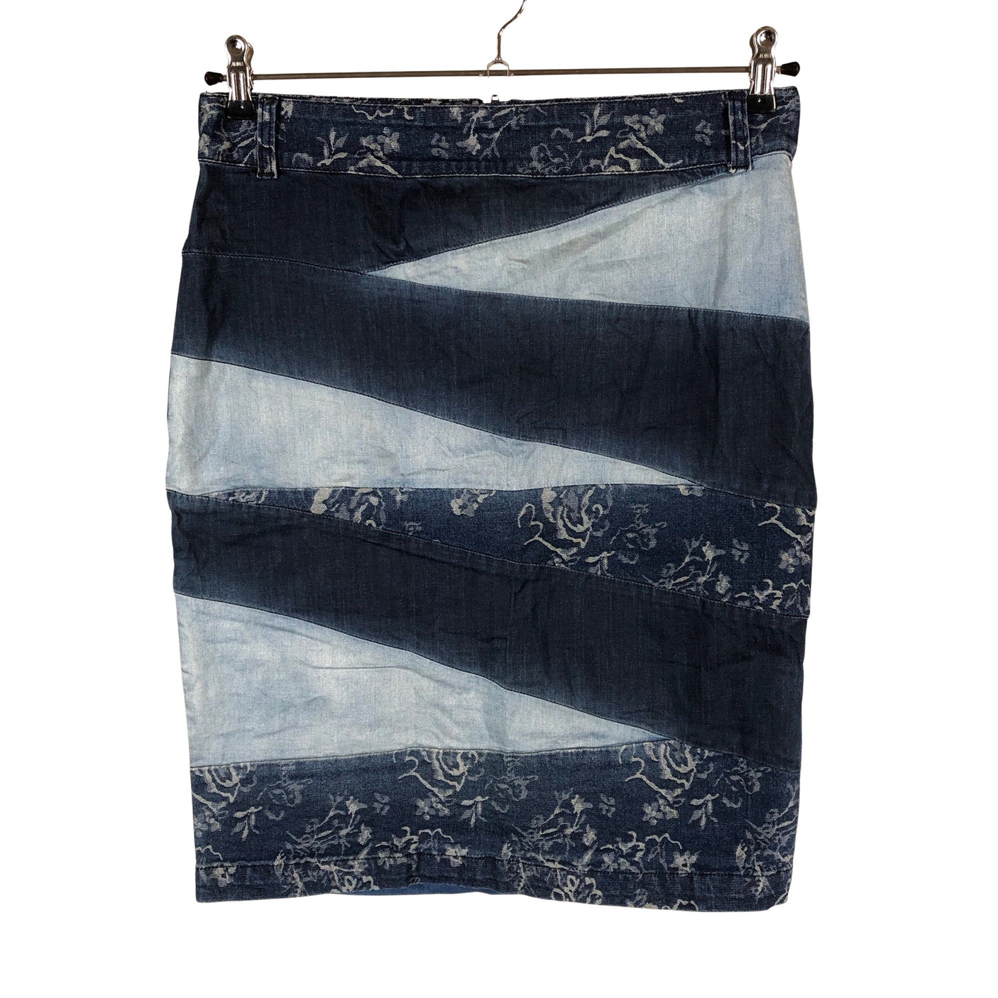 Unisex Cream - Denim skirt, size 40 - Blue (1)